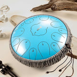 steel Tongue Drum 12.5 inch 15 Tone Handpan Drums Tongue Drum Kit Percussion Musical Instruments Professional Drum Set Beginner