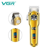 Adjustable Cordless Washable Hair Clipper For Men Electric Beard Hair Trimmer Rechargeable Hair Cutting Machine Professional