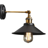 2 Pcs Lamp Wall Lamp Metal Style Umbrella Industrial Retro Lighting Suspension Lamp Wall Lamp Shade E27