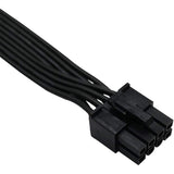 5Pcs ATX CPU 8 Pin Male to Dual PCIe 2X 8 Pin (6+2) Male Power Adapter Cable for Corsair Modular Power Supply(63cm+23cm)