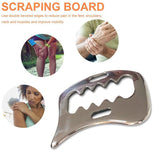 Gua Sha Tool Steel Manual Scraping Massager Physical Therapy Skin Care Tool for Myofascial Release Tissue Mobilization