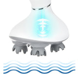 Waterproof Electric Head Massage Wireless Scalp Massager Prevent Hair Loss Body Deep Tissue Kneading Vibrating Health Care