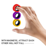 Anti-Stress Magnetic Rings Fidget Toys Magic Ringtools Children Finger Spinner Adult Decompression