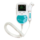 Pocket Fetal Doppler Color Prenatal Heart Monitor Baby Sound Heart Rate+Gel Waveform CONTEC