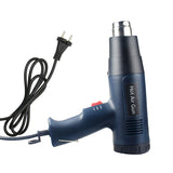2000W 220~240V EU Plug Digital Display Electric Industrial Grade Heat Hot Air Gun Hair Dryer Automobile Film Tool
