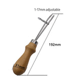 Leathercraft Spacer Tool Spacer Embossing System Set Sewing Stitch Spacer Stitching Wheel Marker Tool for DIY Leather Arts&amp;Work