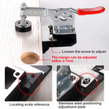 Aluminium Alloy 35mm Carpenter Woodworking Hole Opener Hinge Drilling Opener Hole Puncher Hinge Drilling Installation Accessory