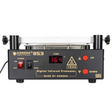 Gordak 853/863 Hot Air Heat Gun BGA Rework Soldering Station + Electric Soldering Iron + IR Infrared Preheating Station