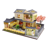 DIY Wooden Dollhouse Chinese Town Architecture Doll Houses Miniatures with Furniture Toys for Children Friend Birthday Gift