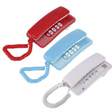 'mini telephone'  Wall Mount Landline Telephone Extension No Caller ID Home Phone For Hotel Family