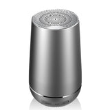 New Bluetooth speaker bass hifi small steel gun barrel Card mini round sound wireless microphone