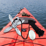 New Foldable Delta Anchor Pool Anchor Grapnel Anchor Boat Anchor With Claw For Kayak Canoes Kayak Anchor Set 1.5kg For Boat