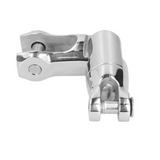 ISURE MARINE 1Pcs Stainless Steel Boat Anchor Double Swivel Connector Suits 6-8MM Chain
