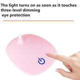 Mini Table Lamp Foldable Touch Adjustable Table Lamp Night Light Touch Dimming Portable Reading Lamp LED USB Charging Table Lamp