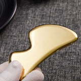 Pure Copper Guasha Board Facial Scraping Massage Tool Acupuncture Therapy Fascia Knife Face SPA Lifting Anti Wrinkle Skin Care