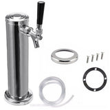 Draft Home Party Drinking Wine Stainless Steel Single Tap Easy Install With Accessory Adjustable Beer Tower Brew Tool Dispensing