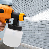 Electric Paint Sprayer 550W 800ml Container for Home Interior Exterior Wall Cars Fences Furniture and Outdoors Painting Projects