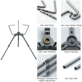 Portable Stove Rack Camping Stove Stand Bracket Holder Stove Support for Backpacking Camping Fishing Barbecue Garden Picnic