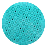 Round Bathroom Non-Slip Mat Shower Mat PVC Washable Shower Massage Foot Pad for Kids Adults Elderly Bathroom A7