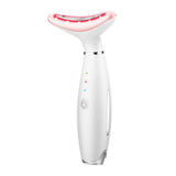 EMS Color Light Neck Beauty Instrument Warm Lift and Wrinkle Facial Massager neck beauty instrument