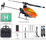 C129 RC Helicopter 4 Channel 2.4Ghz Helicopter 6 Axis Gyroscope Airless Flight Remote Control Aircraft for Adults and Children