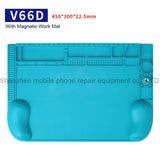 Multifunctional Anti-Static Resistance High Temperature Heat Insulation Silicone Mat With Magnetic Repair Work Pad