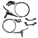 4Piston MTB Hydraulic Bike Disc Brake Aluminum Front and Rear Caliper Bicycle Brakes for Road Mountain Bike Bicycle Brake Cable