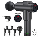 New Massage Gun Massager LCD Screen 99Gears 8Heads Electric Fascia Gun for Neck Foot Body Massager