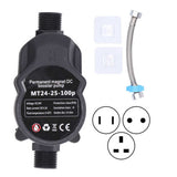 24VDC Water Booster Pump Automatic Water Pressure Shower Boosting Recirculating Wall Mount 100‑240V
