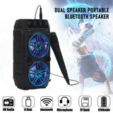 Outdoor Waterproof Wireless Bluetooth Speaker Home Theater Portable Mp3 Karaoke Stereo Music Support FM SD Card With Microphone
