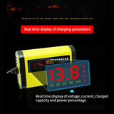 Car Motorcycle Charger 12V 2A Full Automatic 3 Stages Lead Acid AGM GEL Intelligent LCD Display