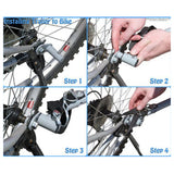 Bike Steel Hitch Baby Sundries Bicycle Traction Head Bike Trailer Attachment Steel Hitch Coupler Attachment for Bicycle Trailer