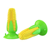 Rubber Dog Chew Toys Cotton Rope Corn Dog Toy Pet Toothbrushes Brushing Stick Puppy Popular Toys Safe Elasticity Pet Supplies