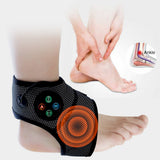 Multifunctional Ankle Massager Air Pressure Electric Hot Compress Pulse Vibration Foot Heating Brace Support Sprain Pain Relief