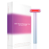 4 in 1 Facial Eye Skin Care Beauty Tools Red Light Therapy Face Neck EMS Microcurrent Face lift Massages Anti-Aging Beauty Wand