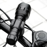 Bicycle Light Bracket Flashlight Mount Holder Anti Skid Cycling Bike Light Torch Clip Mount 360 Degree Rotation