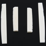 20 Sets of 40Pcs 6 String Acoustic Guitar Bone Bridge Saddle and Nut Made of Real Bone