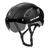 GUB Breathable Cycling Helmet with Rear Light Magnetic Goggles Women Men Lightweight Safety Helmet Racing Bike Helmet