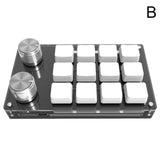 Bluetooth USB Custom 9 Keys 12 Keys Keyboard Volume Knob Programming Macro Gaming Photoshop Keypad Mechanical Keyboard