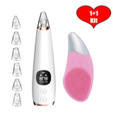 Face Blackhead Remover Vacuum Pore Ance Pimple Removal Cleaner Ultrasonic Skin Brush Cleaning Tool Suction Beauty For Women men
