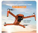 2021 New GPS Drone 4k Profesional 8K HD Camera 2-Axis Gimbal Anti-Shake Aerial Photography Brushless Foldable Quadcopter 1.2km