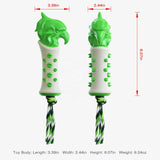 IT AND ME Eagle TPR Soft Rubber Dog Toy Tough Anti-Bite Molar Clean Teeth Toothbrush Training Toy for Small Big Dogs Interactive