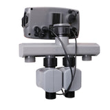 Aqualin Garden Automatic 4-zone Irrigation Watering Timer Controller System with 2 Solenoid Valve Irrigation Programmer