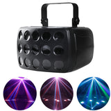 Music Control DMX RGBW LED Laser Strobe Disco DJ Beam Spot Stage Lighting Effect Party Dance Club Laser Butterfly Par Light