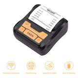 Portable BT Label Maker Wireless 80mm Thermal Receipt Printer BT Connection Compatible with iOS Android Adjustable Paper Widths