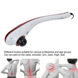 Handheld Body Massage Machine 8 Heads 10 Strength Gears Red Light Deep Tissue Massager for Waist Shoulder Arm Back Comfortable