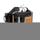 Emergency Radio Hand Crank Solar 1200mAh Rechargeable Power Bank LED Flashlight Reading Lamps SOS Siren AM/FM/SW1/SW2 Receiver