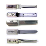 Professional Car Key Locksmith Tools  5pcs Power Key Combination Stainless Steel HU101 HU64 HU100 HON66  TOY43 Strong Key Tools