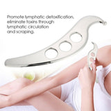 JYTOP Gua Sha Massage Tool Stainless Steel Manual Scraping Massager Skin Care Tool for Relieve Muscle Fatigue, Detox and Beauty