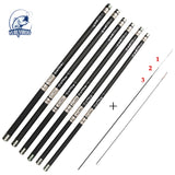 Power Hand Pole Fishing Rod Ultra Hard Super Light Extra Long High Carbon 8M-13M Telescopic Rod Free The Spare First 3 Sections